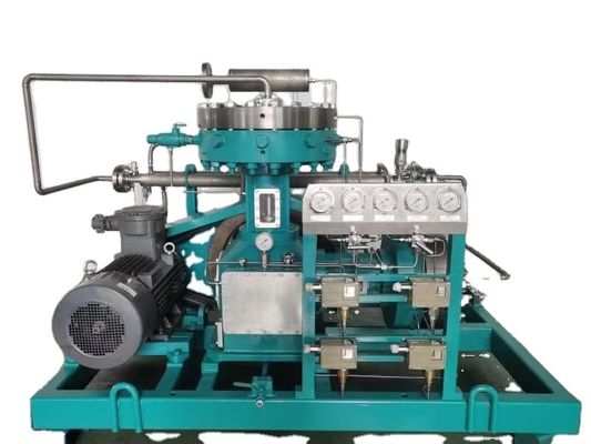 Diafragmacompressor Gasluchtwaterstof 55kw Waterstof Hoog werkend rendement Inlaat 2mpa Afvoer 240nm3/h H2
