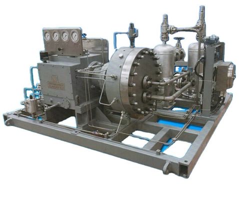 Diafragmacompressor Gasluchtwaterstof 55kw Waterstof Hoog werkend rendement Inlaat 2mpa Afvoer 240nm3/h H2